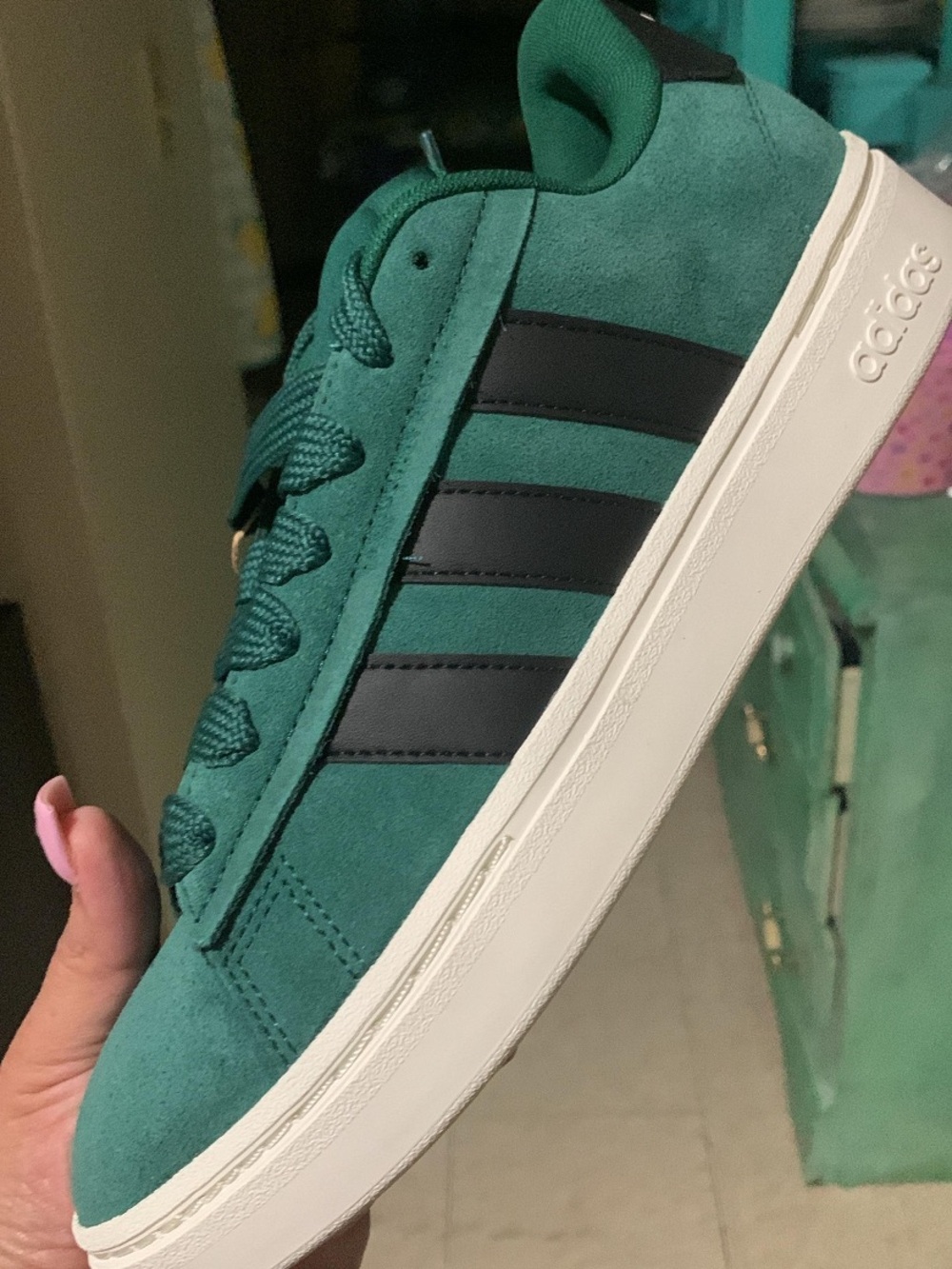 New Green Adidas Mens Size 10.5 US Sneakers